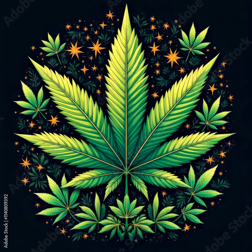 Hoja de mariguana