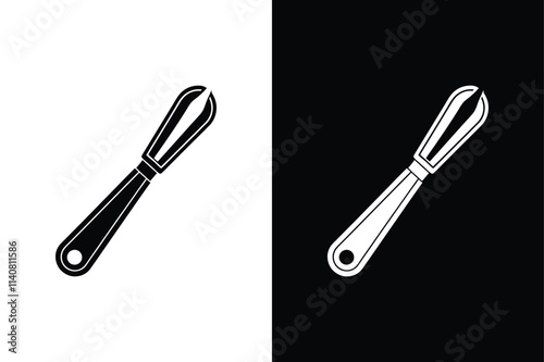 Tongs vector on White Background ,Vector Art Illustration on white background.