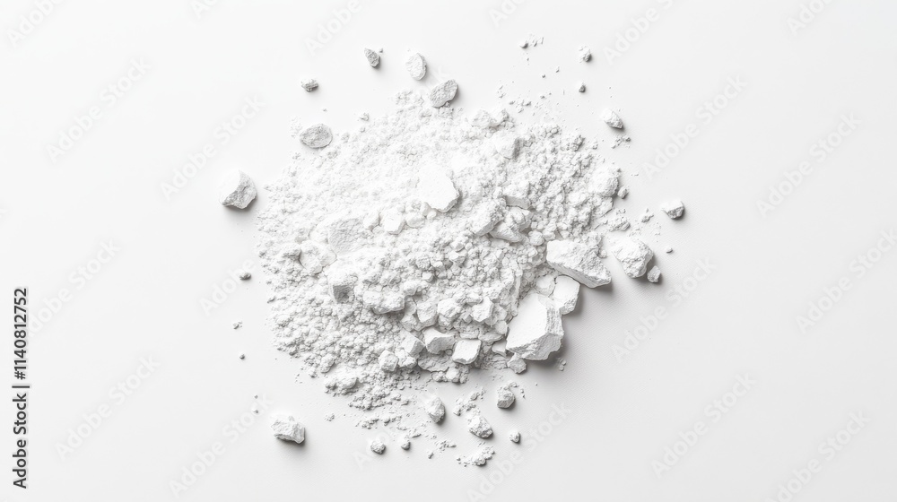 Obraz premium Calcium carbide on a white background