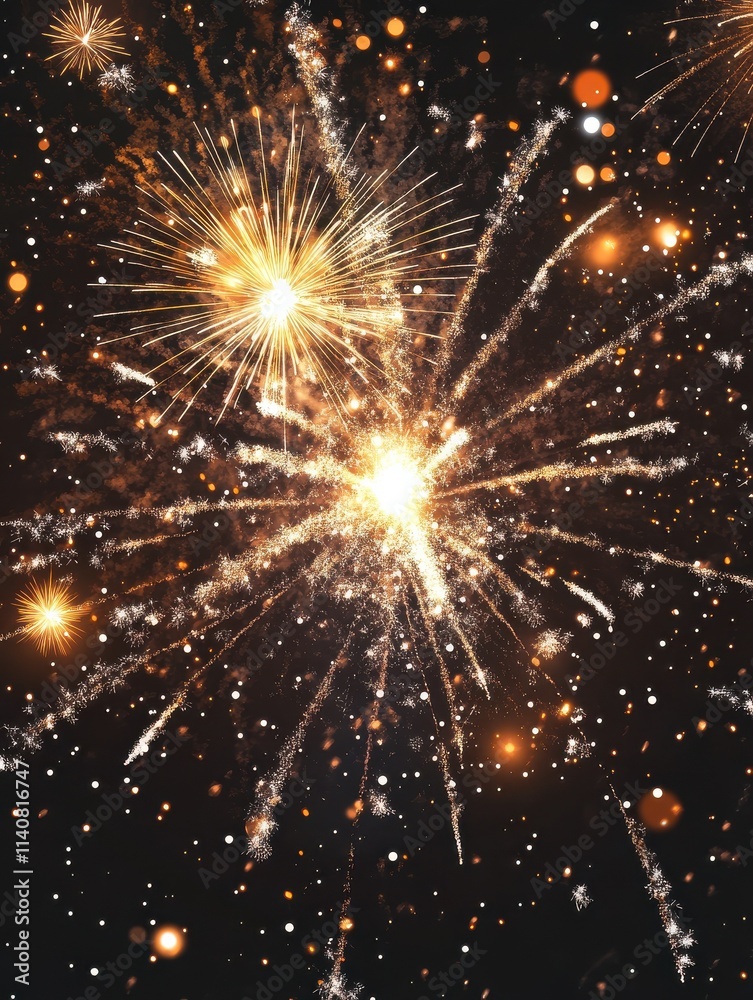 Fireworks outdoors sparks png element set on transparent background Fireworks outdoors sparks png element set on transparent background