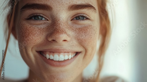 The Smiling Freckled Girl