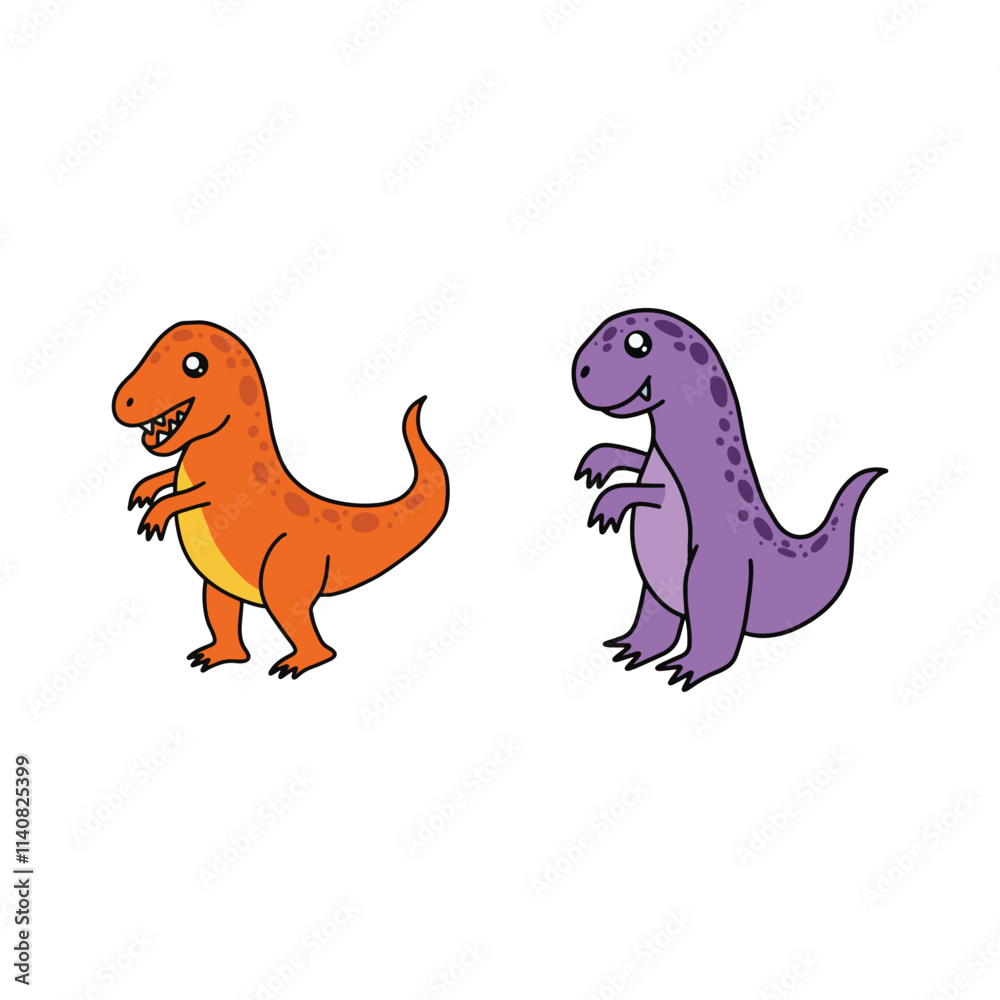 Fototapeta premium dinosaur vector illustration
