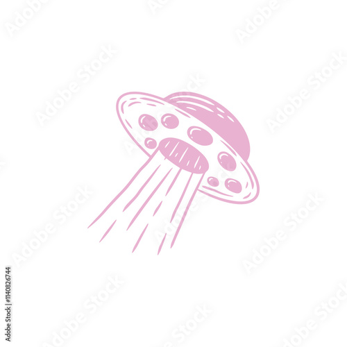 jellyfish on white background
