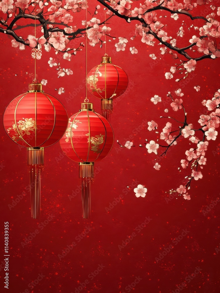 Chinese new year background vector. Oriental festive art design for place text and product images. Design for sale banner, cover and invitation. Chinese new year background vector. Oriental festive art design for place text and product images. Design for sale banner, cover and invitation.