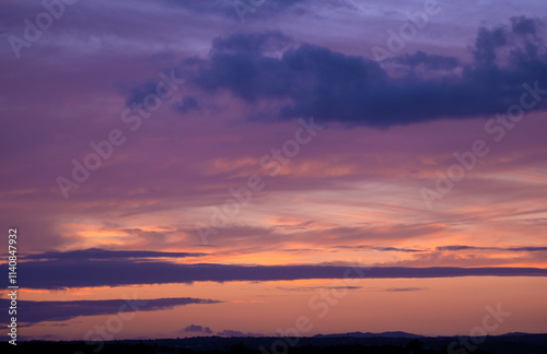 Atardecer dramático en Ayamonte