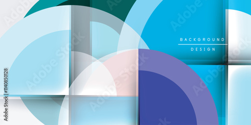 Target circle geometric abstract shapes. Vector Illustration For Wallpaper, Banner, Background, Card, Book Illustration, landing page