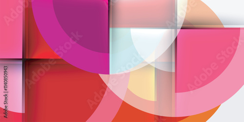 Target circle geometric abstract shapes. Vector Illustration For Wallpaper, Banner, Background, Card, Book Illustration, landing page