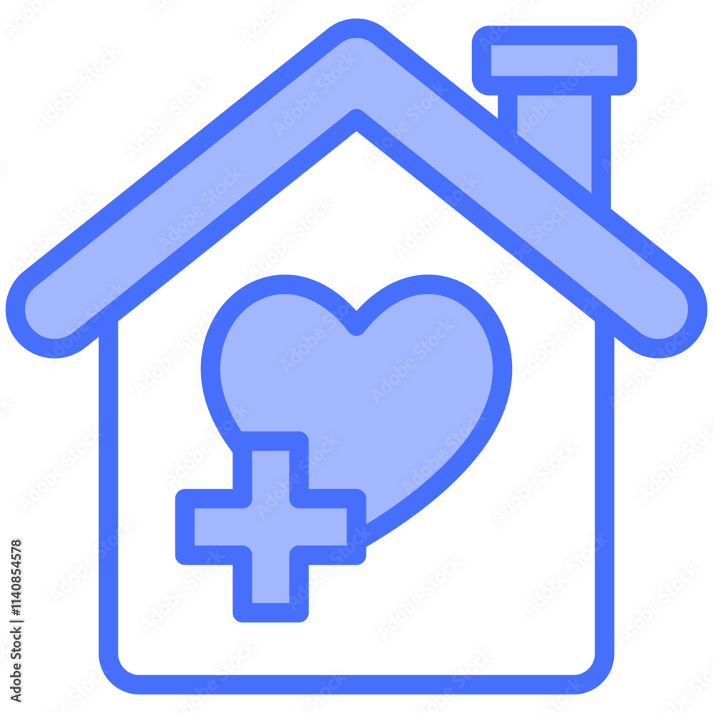 Obraz premium Home Care Icon