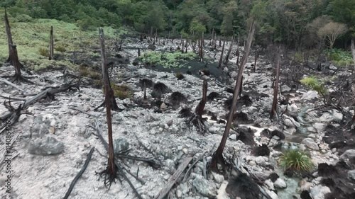 Sulfur Wasteland Drone Push In