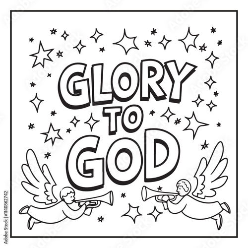 Bold and Easy Bible Verse Coloring Pages