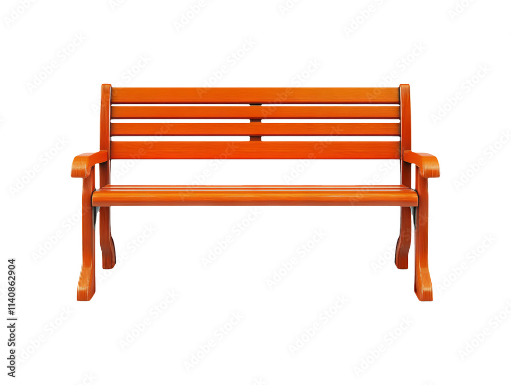 Outdoor Wooden Bench Isolated on Transparent Background for Design Outdoor Wooden Bench Isolated on Transparent Background for Design