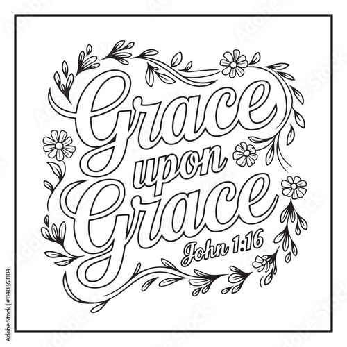 Bold and Easy Bible Verse Coloring Pages