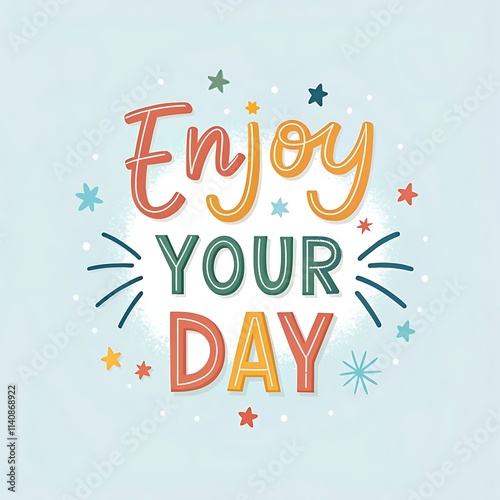 Colorful vector illustration of a happy holiday celebration card with a Merry Christmas greeting, perfect for new year decoration