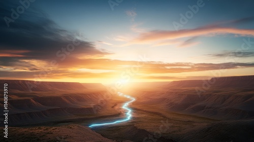 The sky is filled with clouds, creating a moody atmosphere