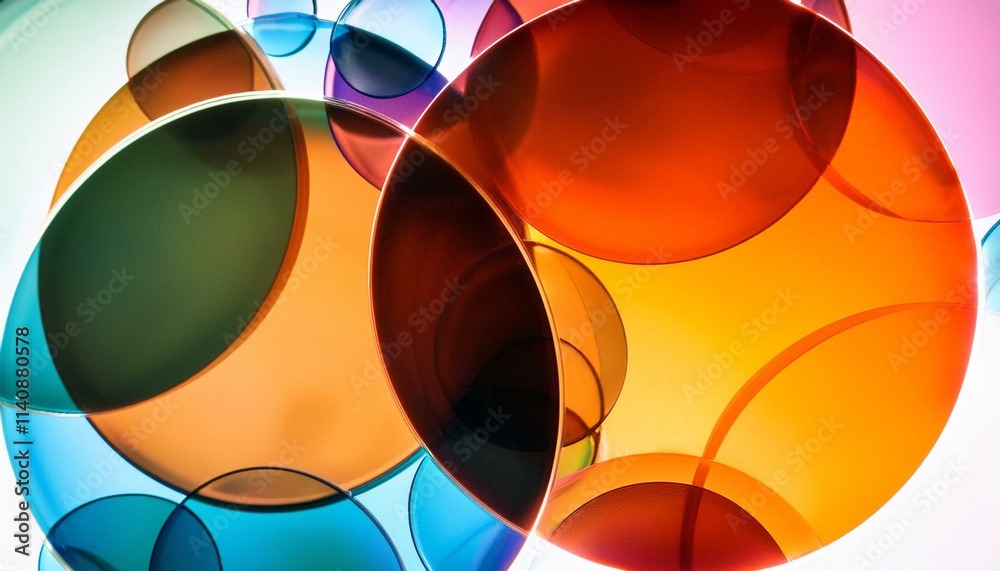 Abstract Colorful Circles