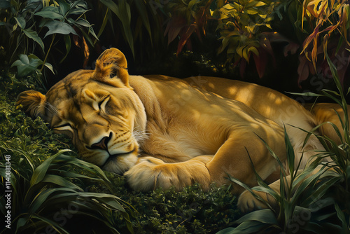 Obraz na płótnie lion