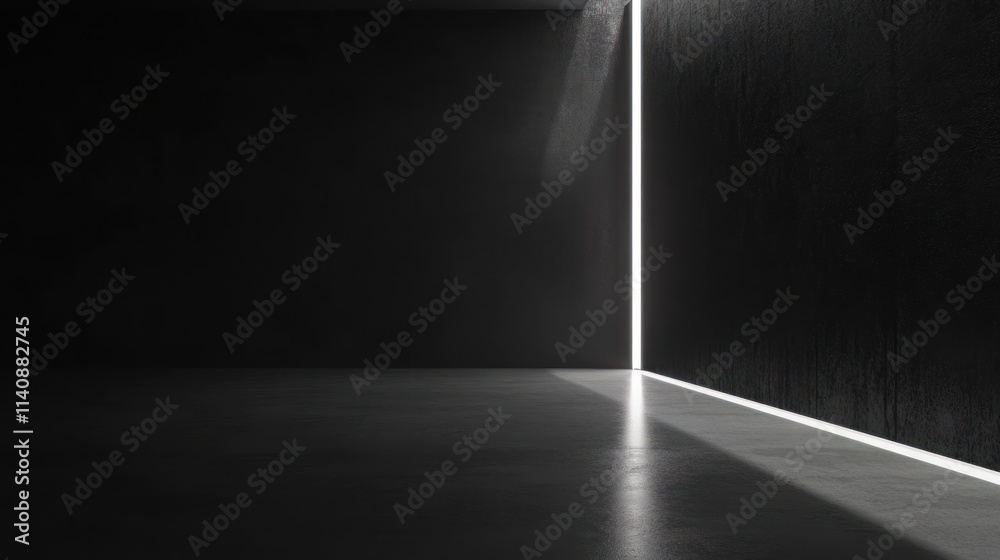 Abstract Dark Room Minimalist Light Line Abstract Dark Room Minimalist Light Line