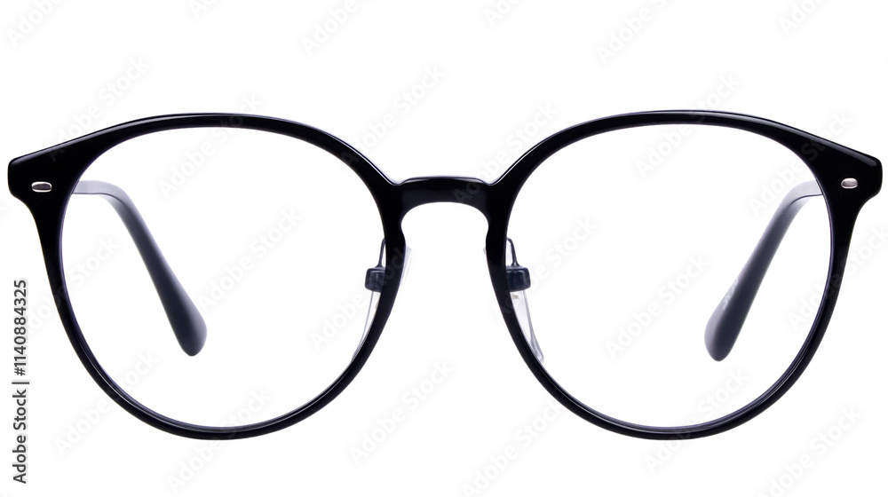 Fototapeta premium Eyeglasses, isolated on transparent background