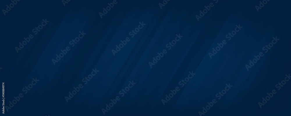 Fototapeta premium Diagonal blue gradient lines background.