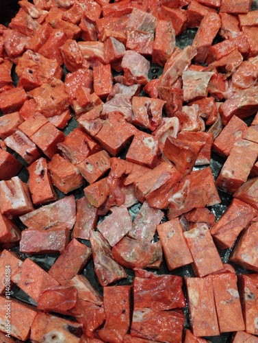 beef offal, meat preparations for animal feed, pieces of beef lung