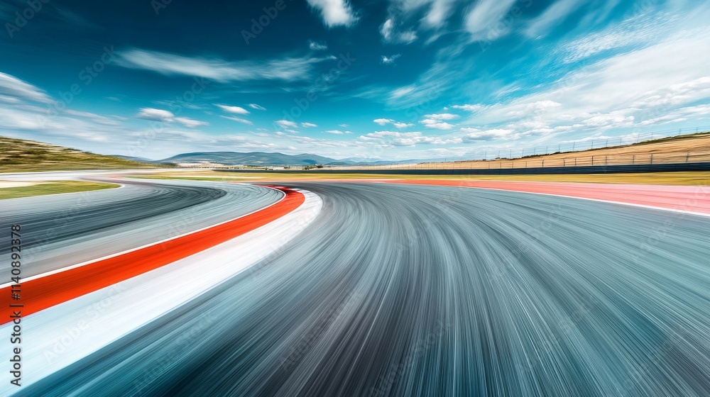 Naklejka premium car on the road