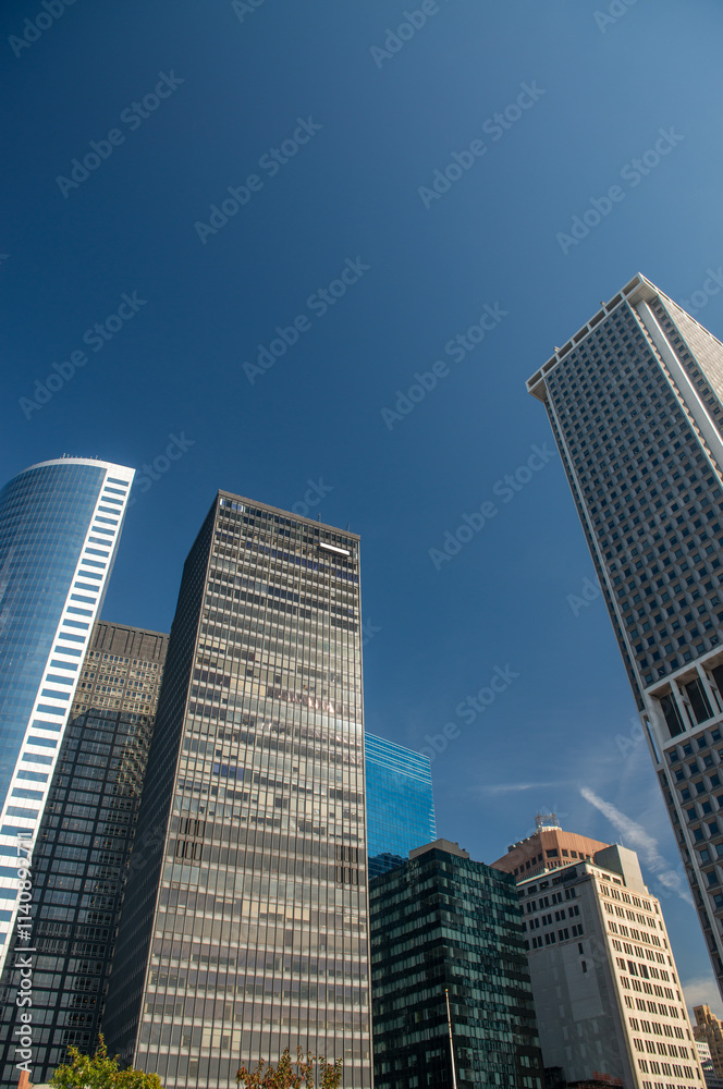 Stunning Lower Manhattan Skyline, Featuring NYC's Famous Skyscrapers and Architecture Stunning Lower Manhattan Skyline, Featuring NYC's Famous Skyscrapers and Architecture