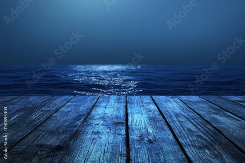 wooden pier and sea photo