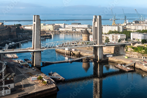 Fototapeta Naklejka Na Ścianę i Meble -  Brest, the main city of Brittany, France