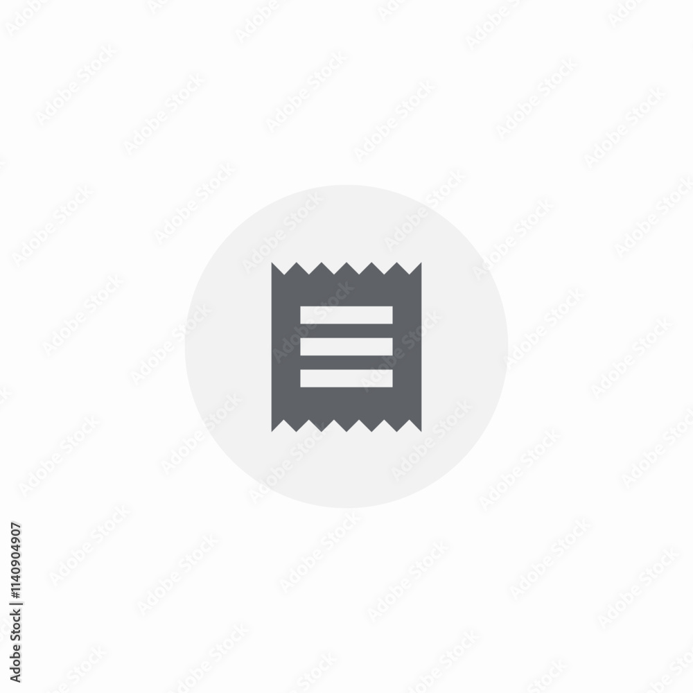 bill receipt icon sign vector bill receipt icon sign vector