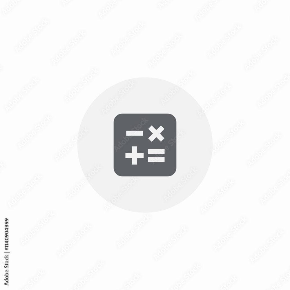 calculator count icon sign vector calculator count icon sign vector