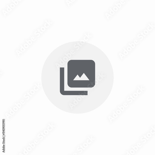photo album icon sign vector