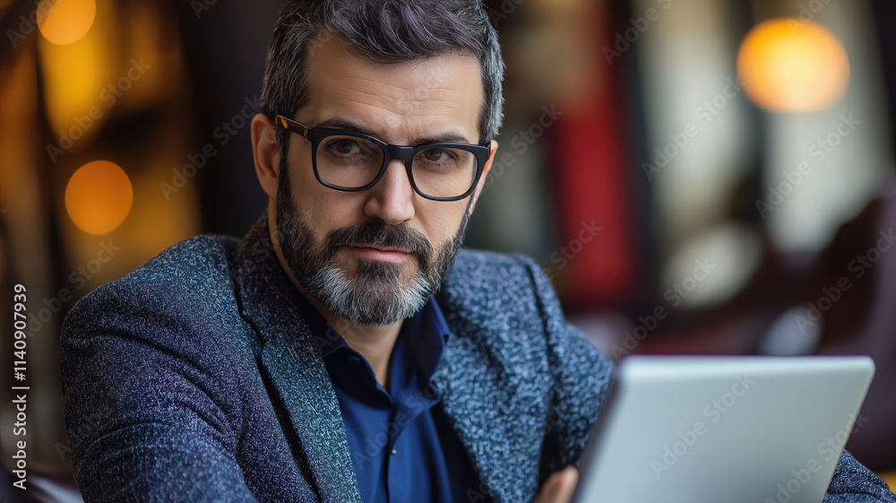 Business materials, tablet and PC, business intelligence