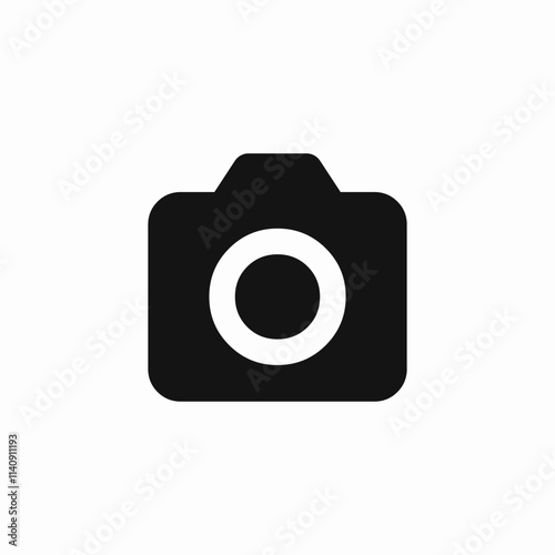 photo camera icon sign vector