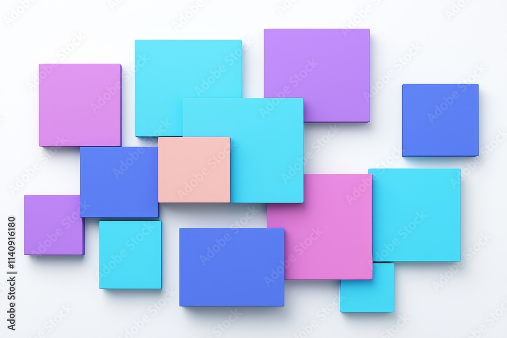 An abstract backdrop of colorful cubes creating a geometric design, absent of any individuals. An abstract backdrop of colorful cubes creating a geometric design, absent of any individuals.
