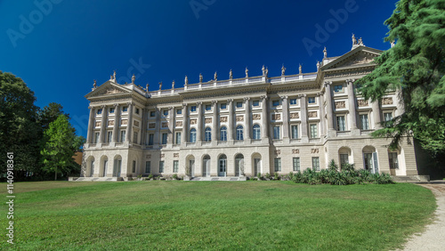 Wallpaper Mural Galleria d'Arte Moderna timelapse hyperlapse in Milan, Italy, View from Giardini Di Villa Reale Comunale. Torontodigital.ca