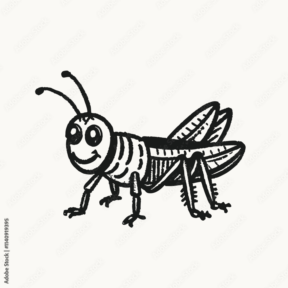 cute grasshopper animal cartoon, Vector illustration of cartoon Grasshopper Isolated vector illustration cute grasshopper animal cartoon, Vector illustration of cartoon Grasshopper Isolated vector illustration