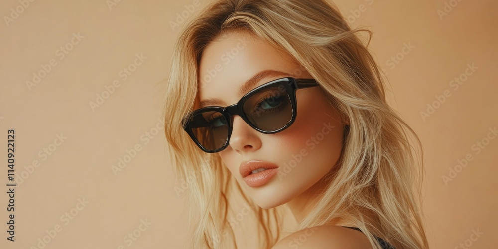 Chic Woman with Sunglasses