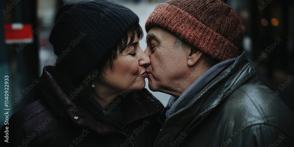 Intimate Moment on a Rainy Night Intimate Moment on a Rainy Night