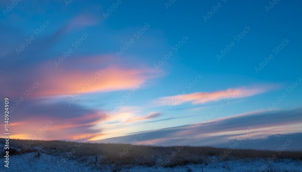 A scene of colorful clouds magically flowing over a blue sky, emitting colorful light. A scene of colorful clouds magically flowing over a blue sky, emitting colorful light.