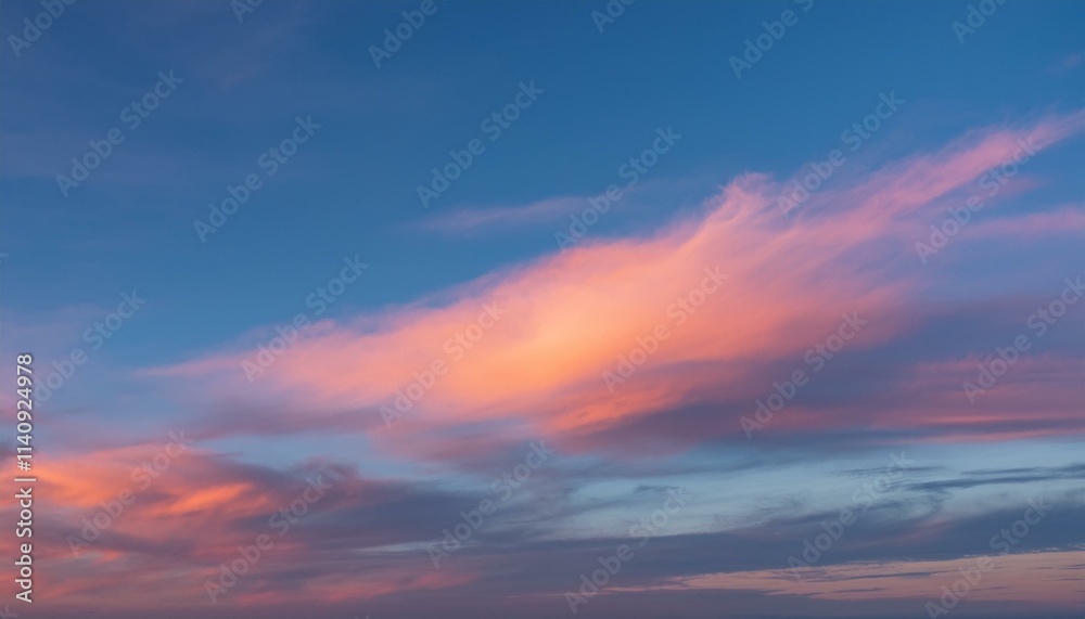 A scene of colorful clouds magically flowing over a blue sky, emitting colorful light. A scene of colorful clouds magically flowing over a blue sky, emitting colorful light.