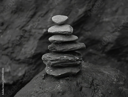 Stone Balance Zen photo