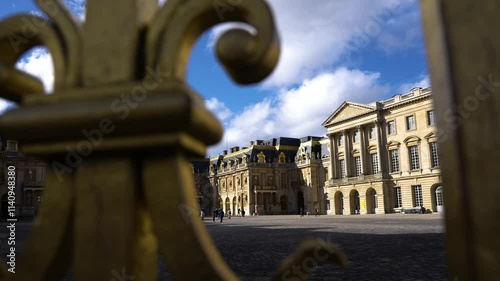 facade of the palace of versailles
