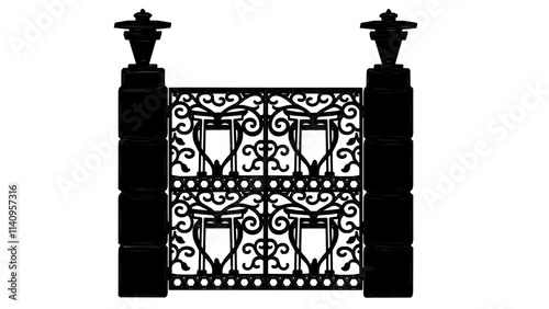 wrought iron gates