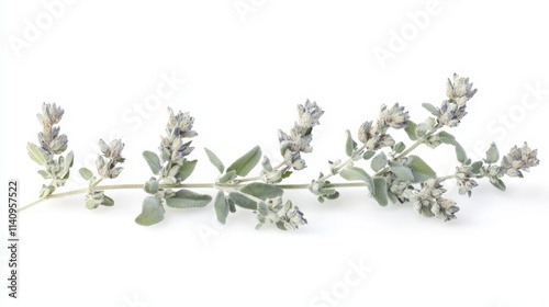 Wallpaper Mural A bunch of lavender flowers on a white background Torontodigital.ca