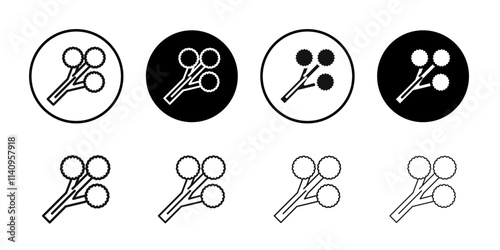 Celery icon Simple thin outline