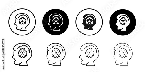 Epilepsy icon Simple thin outline