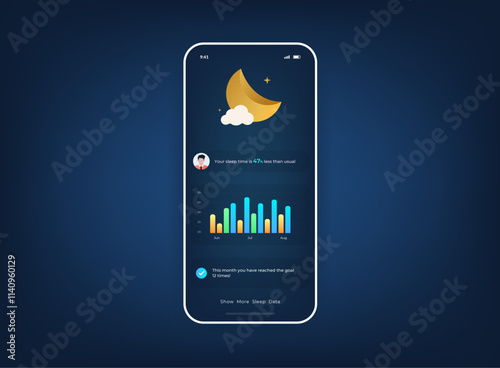 User Interface for sleep tracker app