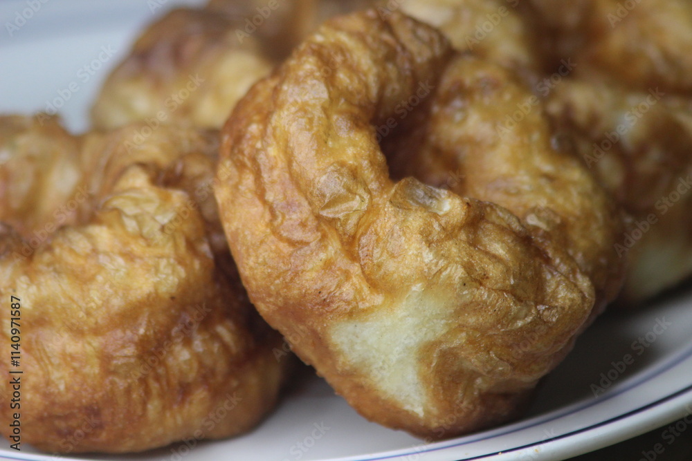 Sfenj Close Up, Moroccan Doughnuts Sfenj Close Up, Moroccan Doughnuts