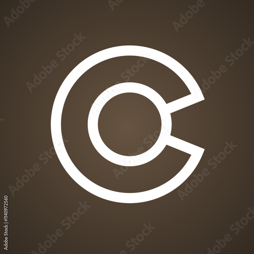 Letter C - Symbol from the flag of Colorado.