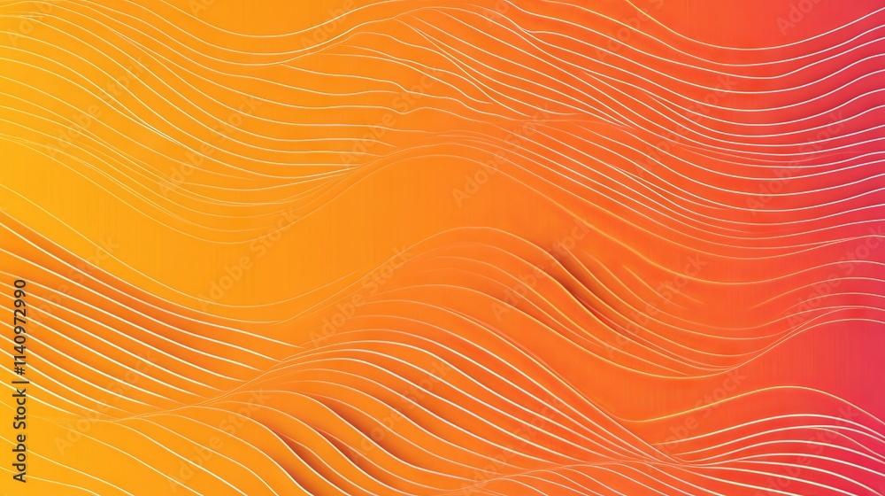 Vector abstract orange wave gradient background Vector abstract orange wave gradient background